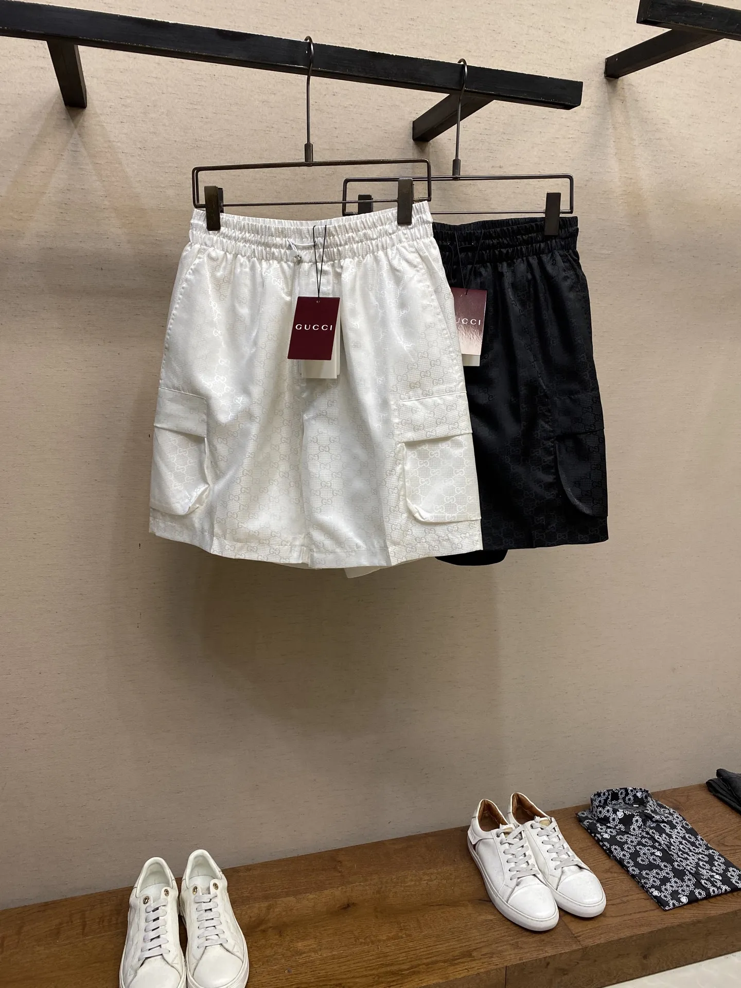 GUCCI Мужские шорты хлопок