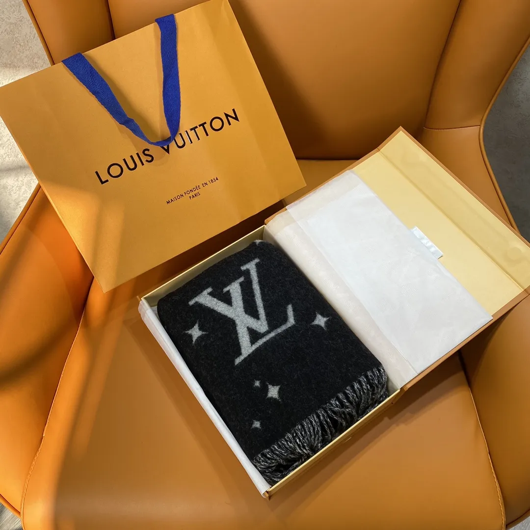 LOUIS VUITTON Женский шарф из кашемира LOUIS VUITTON Женский шарф из кашемира