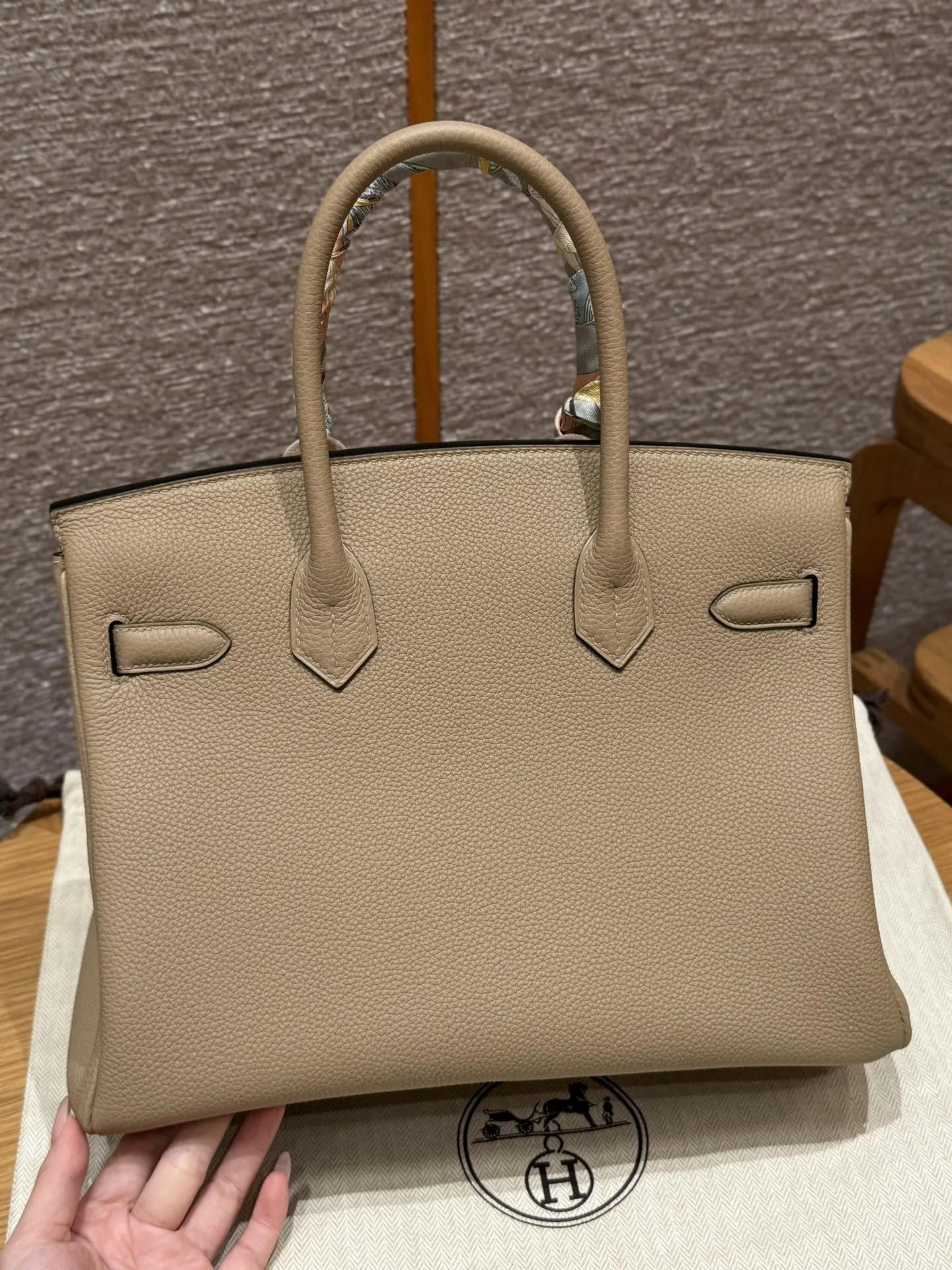 HERMES Женская сумка Birkin 30 см S2 Togo HERMES Женская сумка Birkin 30 см S2 Togo