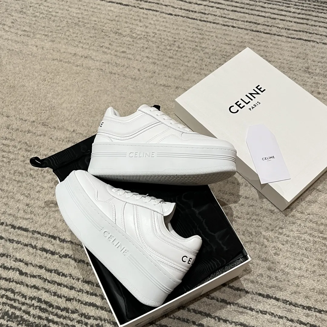 CELINE Женские кроссовки из телячьей кожи CELINE Женские кроссовки из телячьей кожи