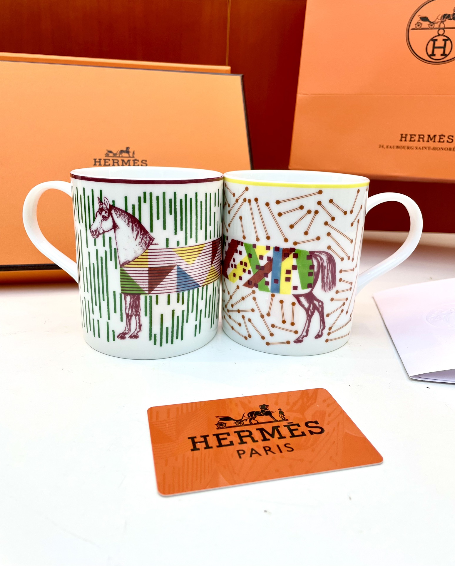 HERMES Набор чашек 2 шт HERMES Набор чашек 2 шт