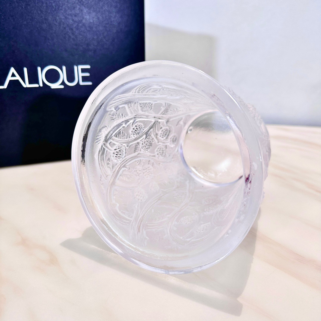 LALIQUE Хрустальная ваза Blackberry 15 см LALIQUE Хрустальная ваза Blackberry 15 см