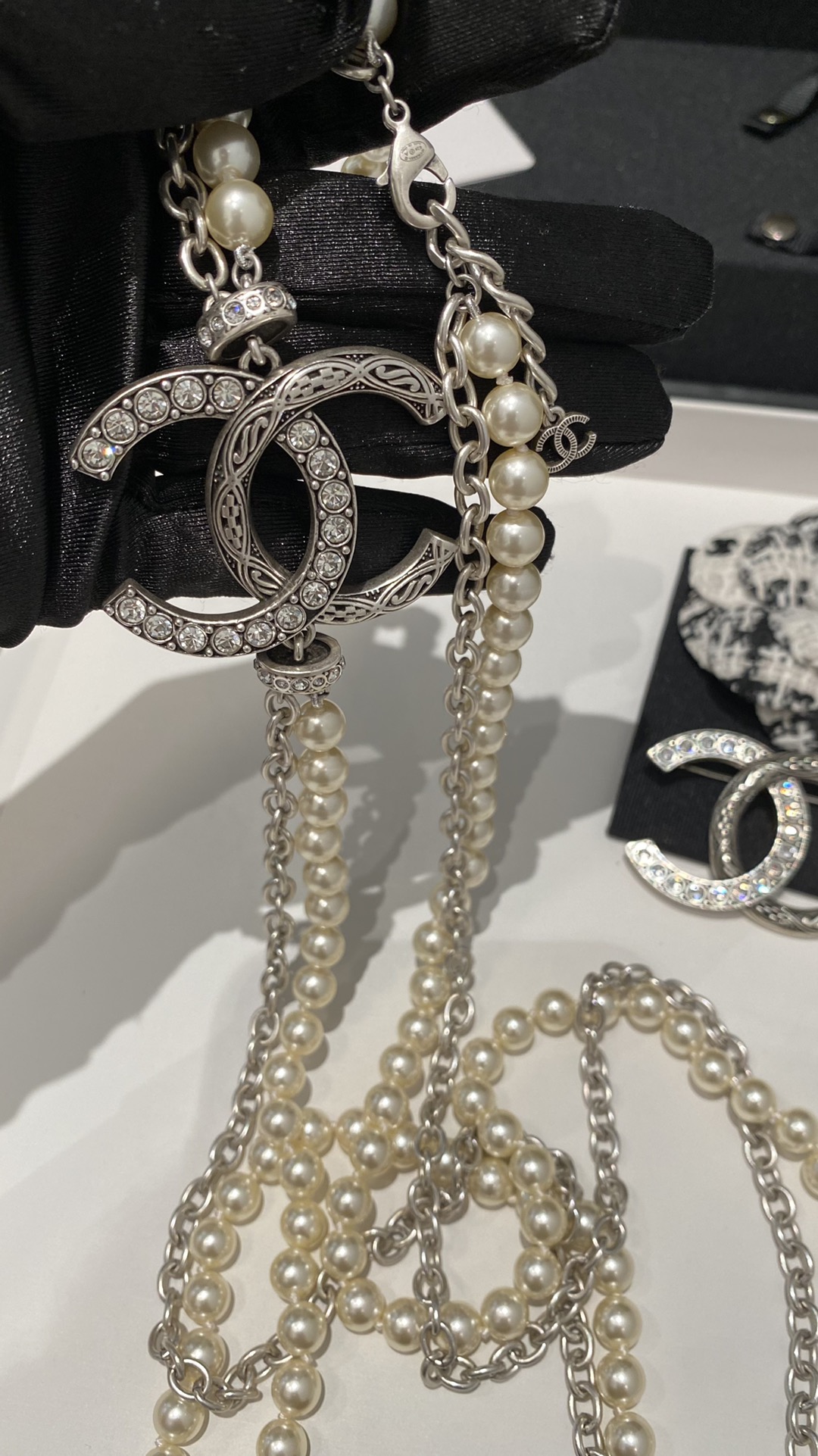 CHANEL Женское двойное колье CHANEL Женское двойное колье