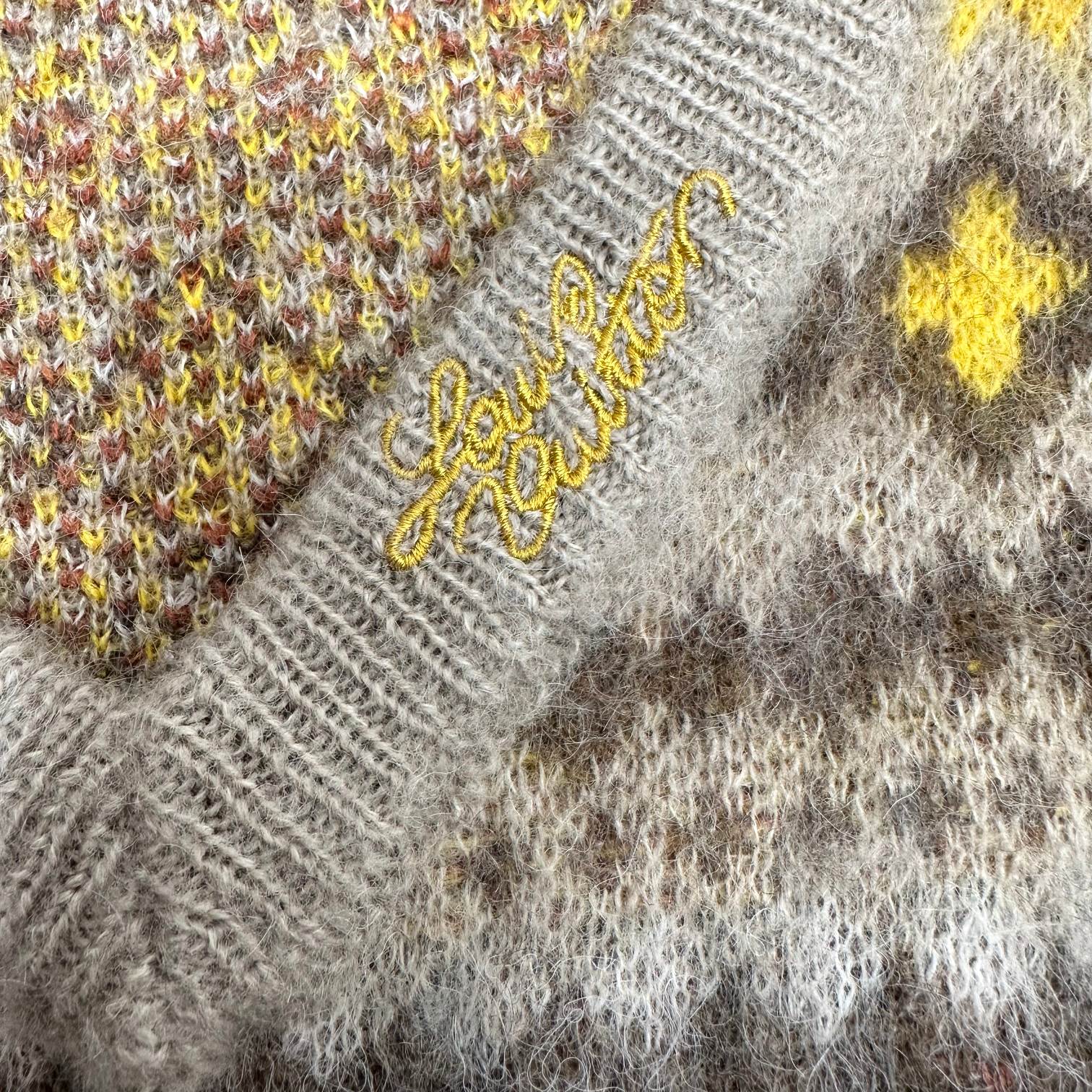 LOUIS VUITTON Мужской пуловер из шерсти LOUIS VUITTON Мужской пуловер из шерсти