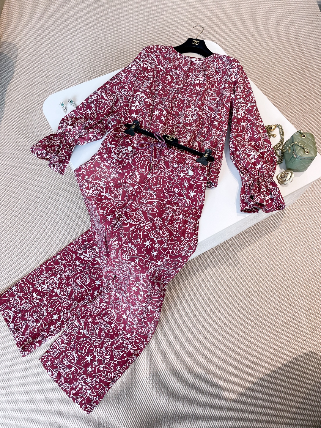 CHANEL Женские брюки из шелка CHANEL Женские брюки из шелка