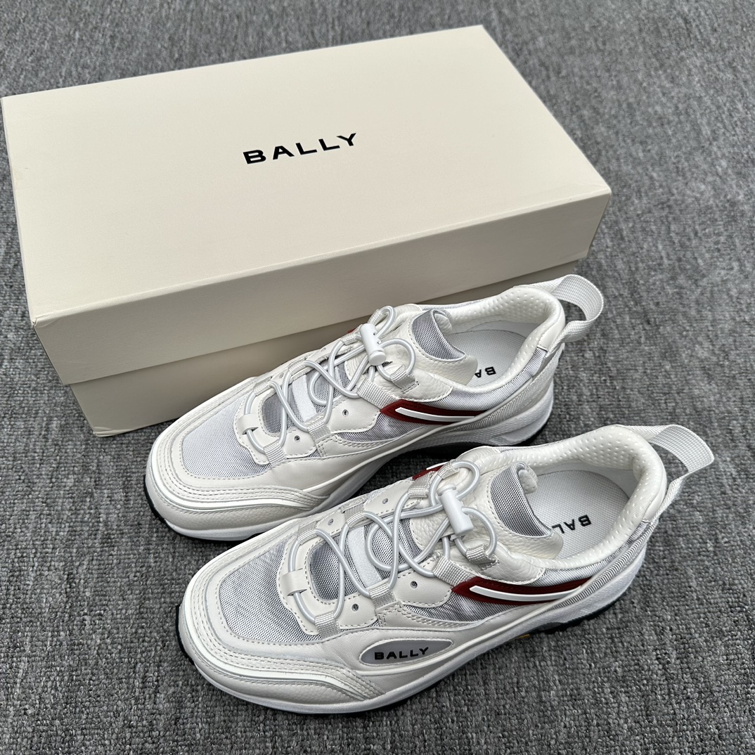 BALLY Мужские кроссовки пэчворк-дизайн BALLY Мужские кроссовки пэчворк-дизайн