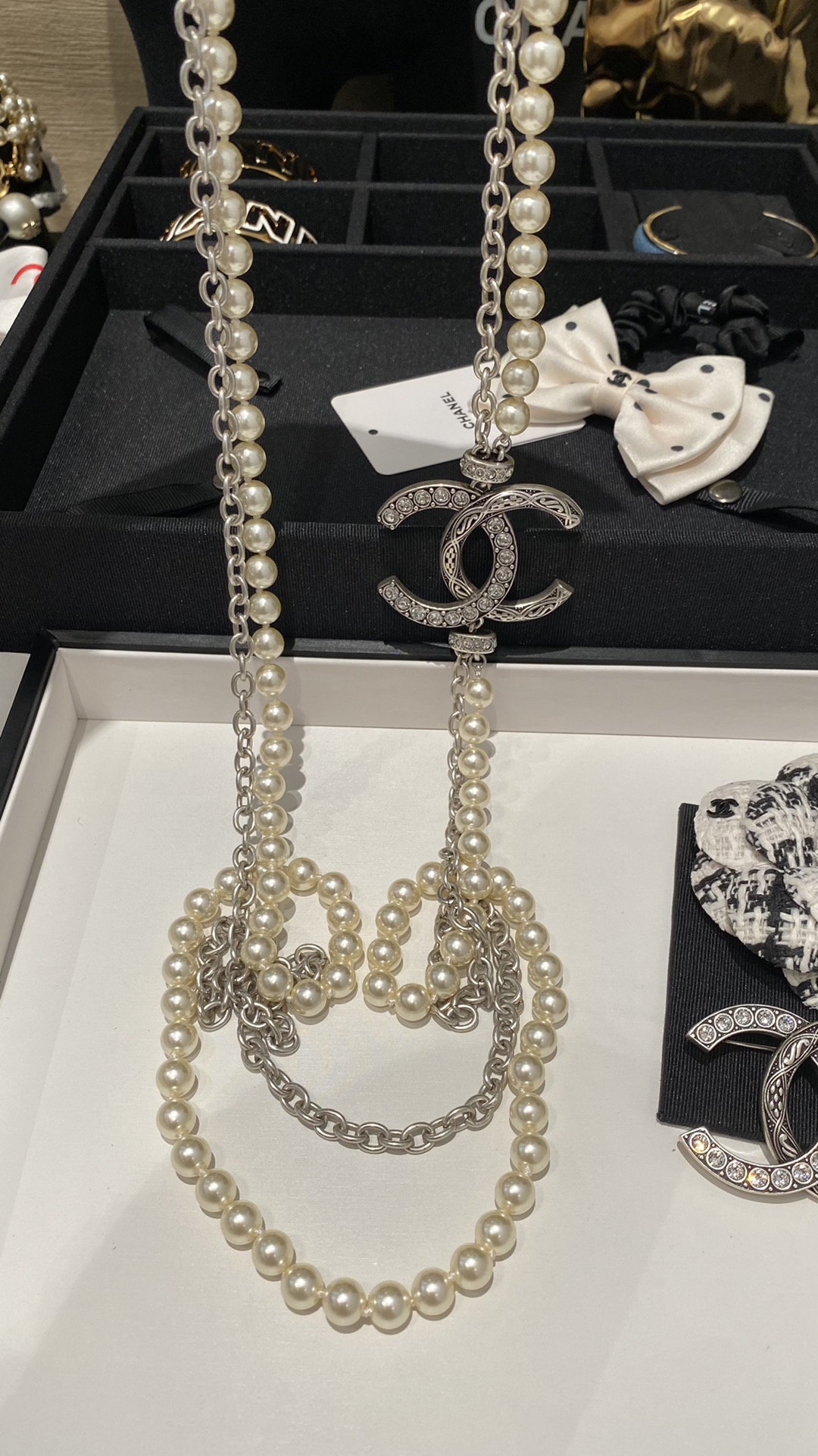 CHANEL Женское двойное колье CHANEL Женское двойное колье