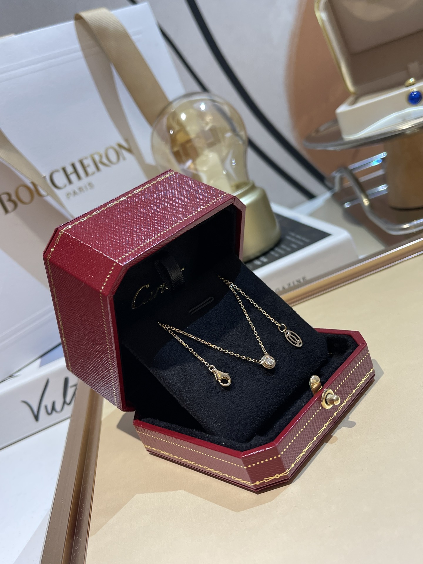 CARTIER Колье Shifen желтое золото и бриллианты CARTIER Колье Shifen желтое золото и бриллианты