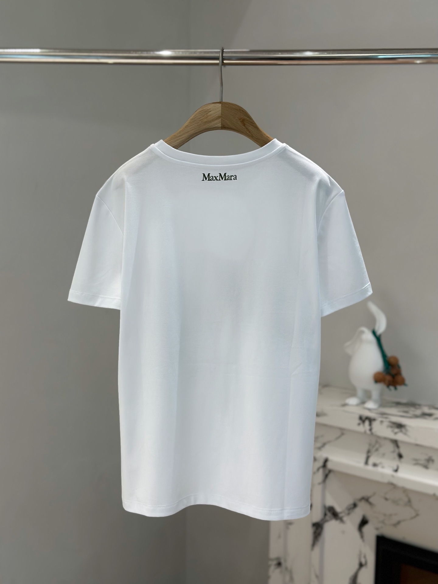 MAX MARA Женская футболка с принтом из хлопка MAX MARA Женская футболка с принтом из хлопка