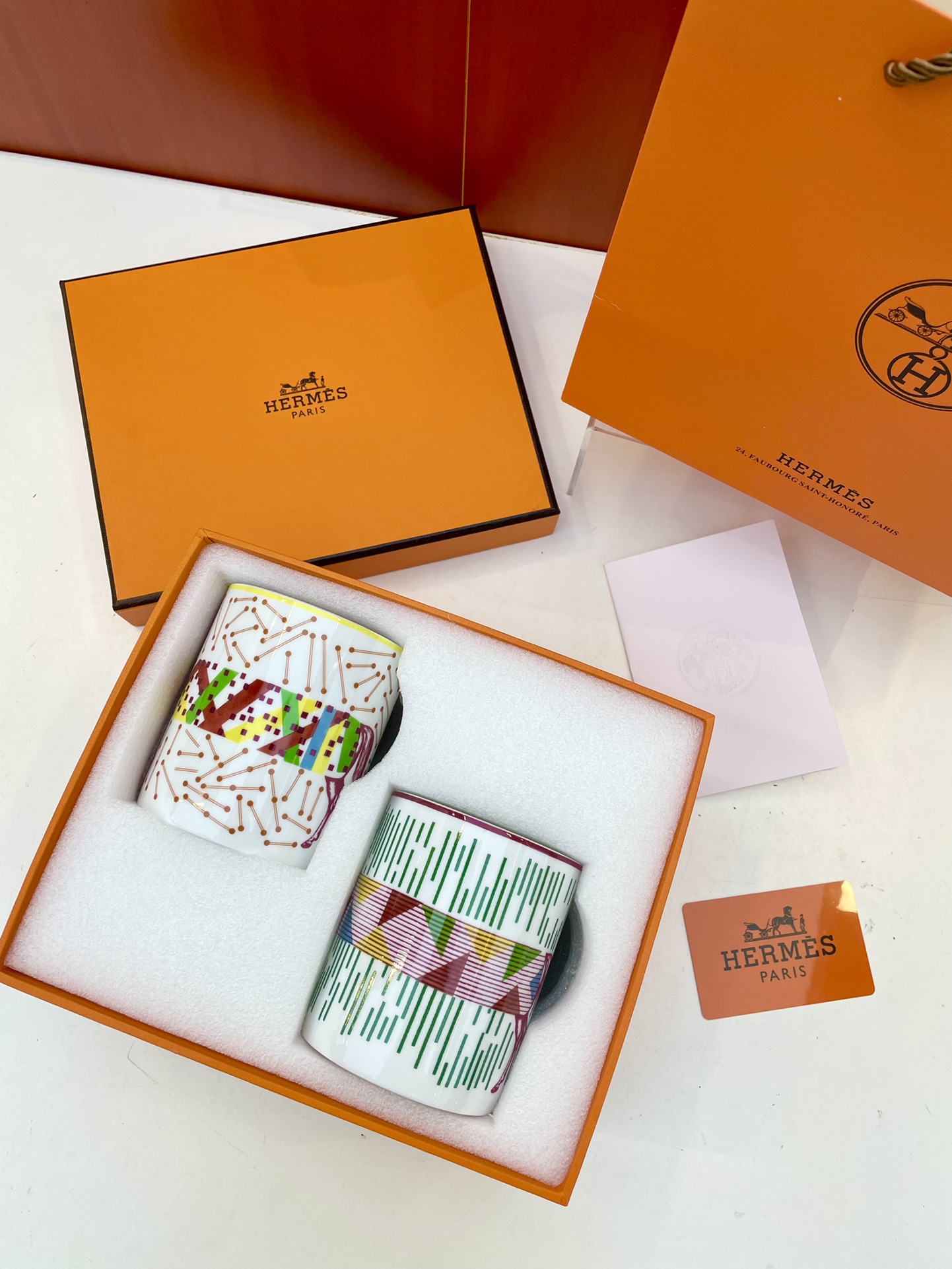 HERMES Набор чашек 2 шт HERMES Набор чашек 2 шт