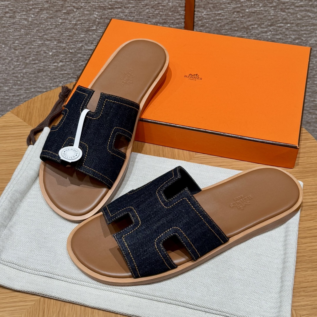 HERMES Мужские сандалии Izmir деним HERMES Мужские сандалии Izmir деним