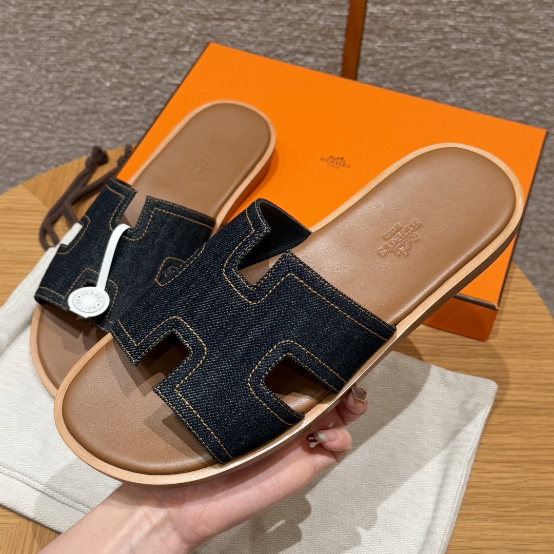 HERMES Мужские сандалии Izmir деним HERMES Мужские сандалии Izmir деним