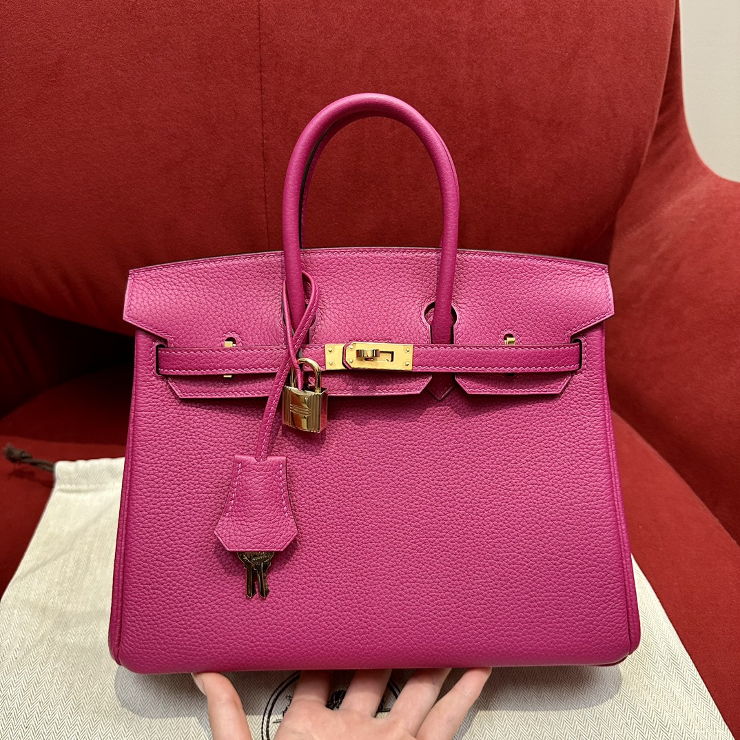 HERMES Женская сумка Birkin 25 см L3 Togo HERMES Женская сумка Birkin 25 см L3 Togo