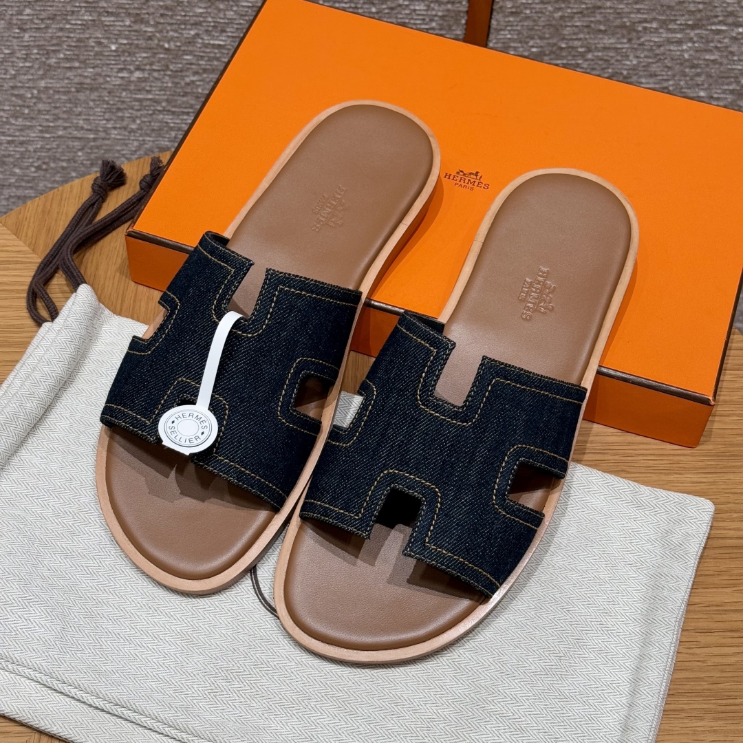 HERMES Мужские сандалии Izmir деним HERMES Мужские сандалии Izmir деним