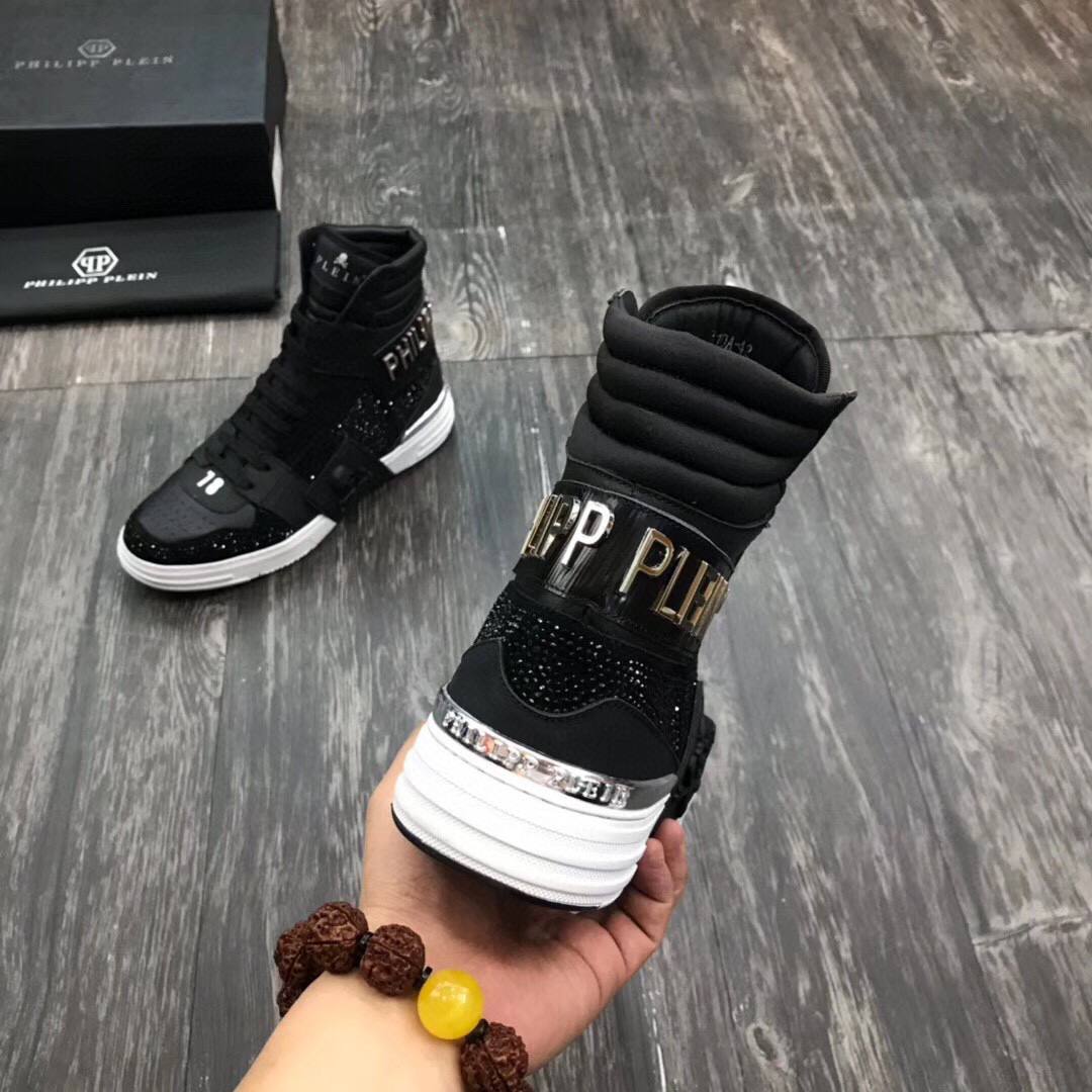 PHILIPP PLEIN Мужские кроссовки со стразами PHILIPP PLEIN Мужские кроссовки со стразами