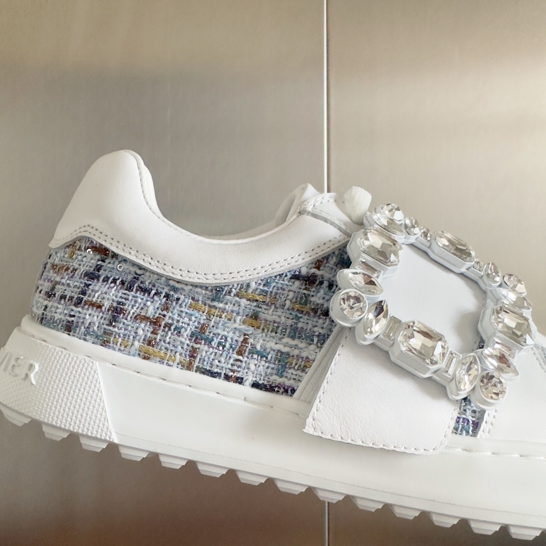 ROGER VIVIER Женские сникерсы Very Viver Strass ROGER VIVIER Женские сникерсы Very Viver Strass