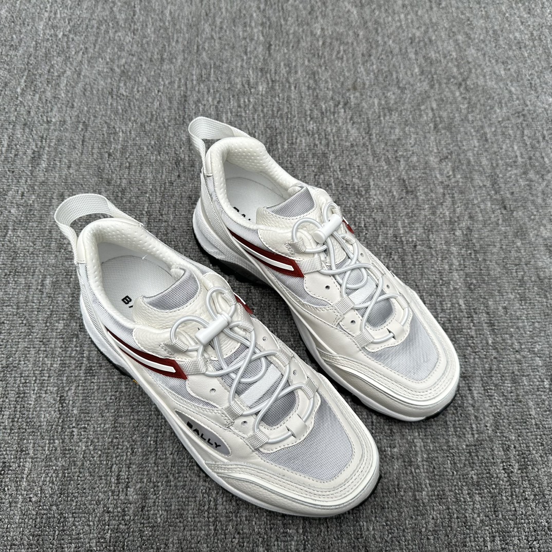 BALLY Мужские кроссовки пэчворк-дизайн BALLY Мужские кроссовки пэчворк-дизайн