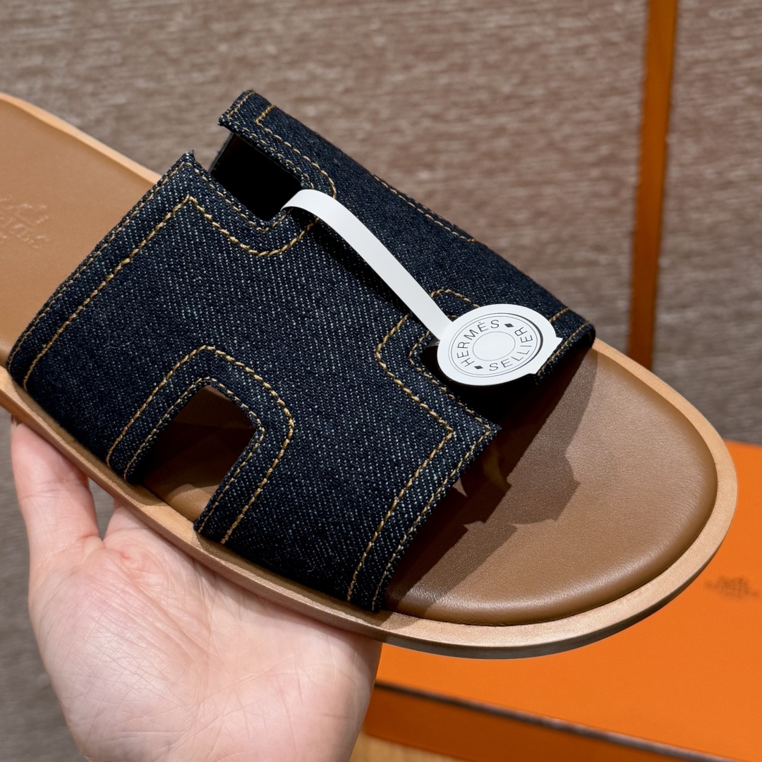 HERMES Мужские сандалии Izmir деним HERMES Мужские сандалии Izmir деним