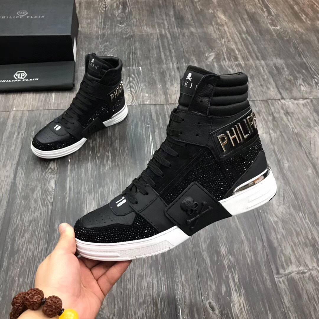 PHILIPP PLEIN Мужские кроссовки со стразами PHILIPP PLEIN Мужские кроссовки со стразами