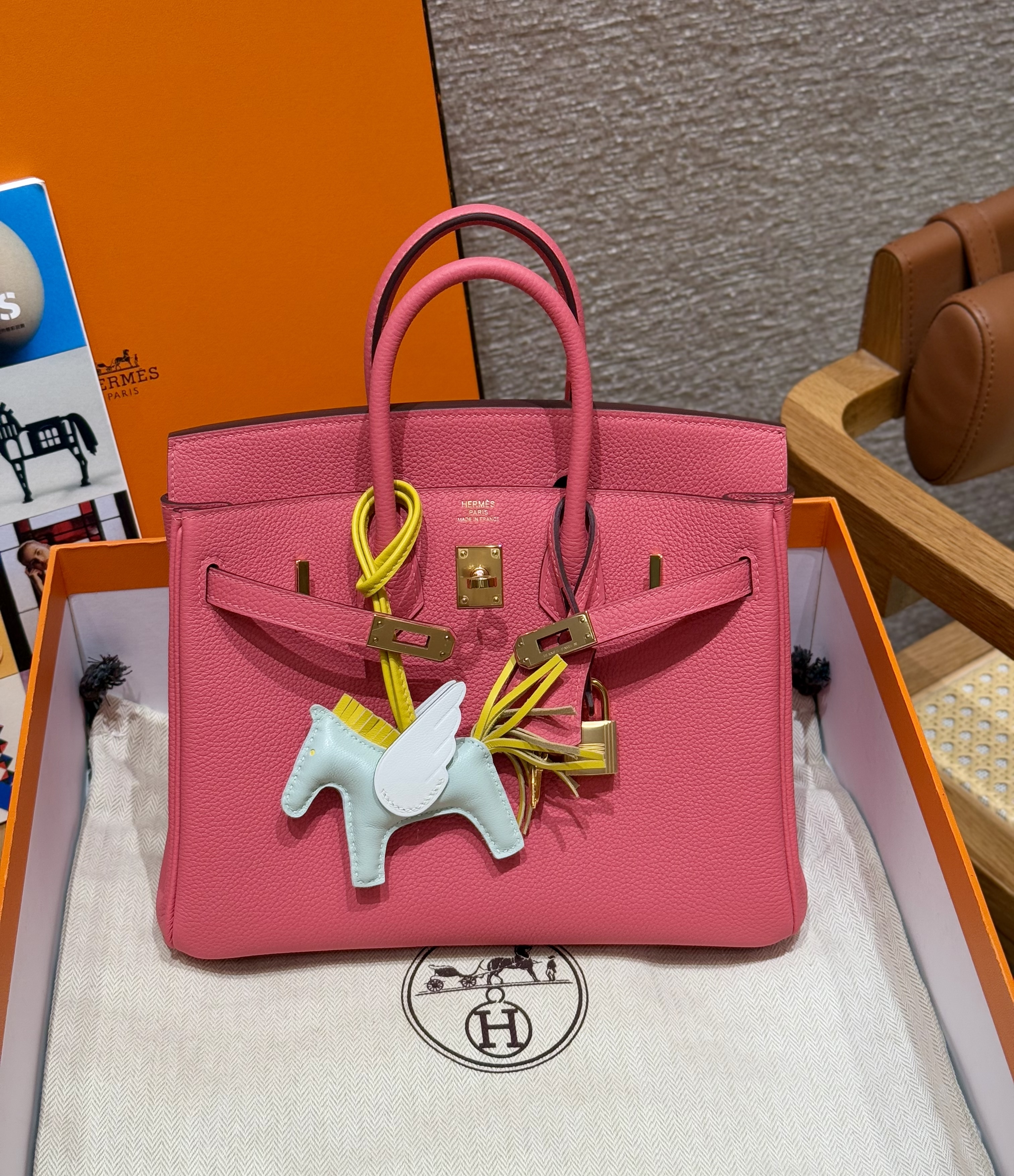 HERMES Женская сумка Birkin 25 см U5 Togo HERMES Женская сумка Birkin 25 см U5 Togo