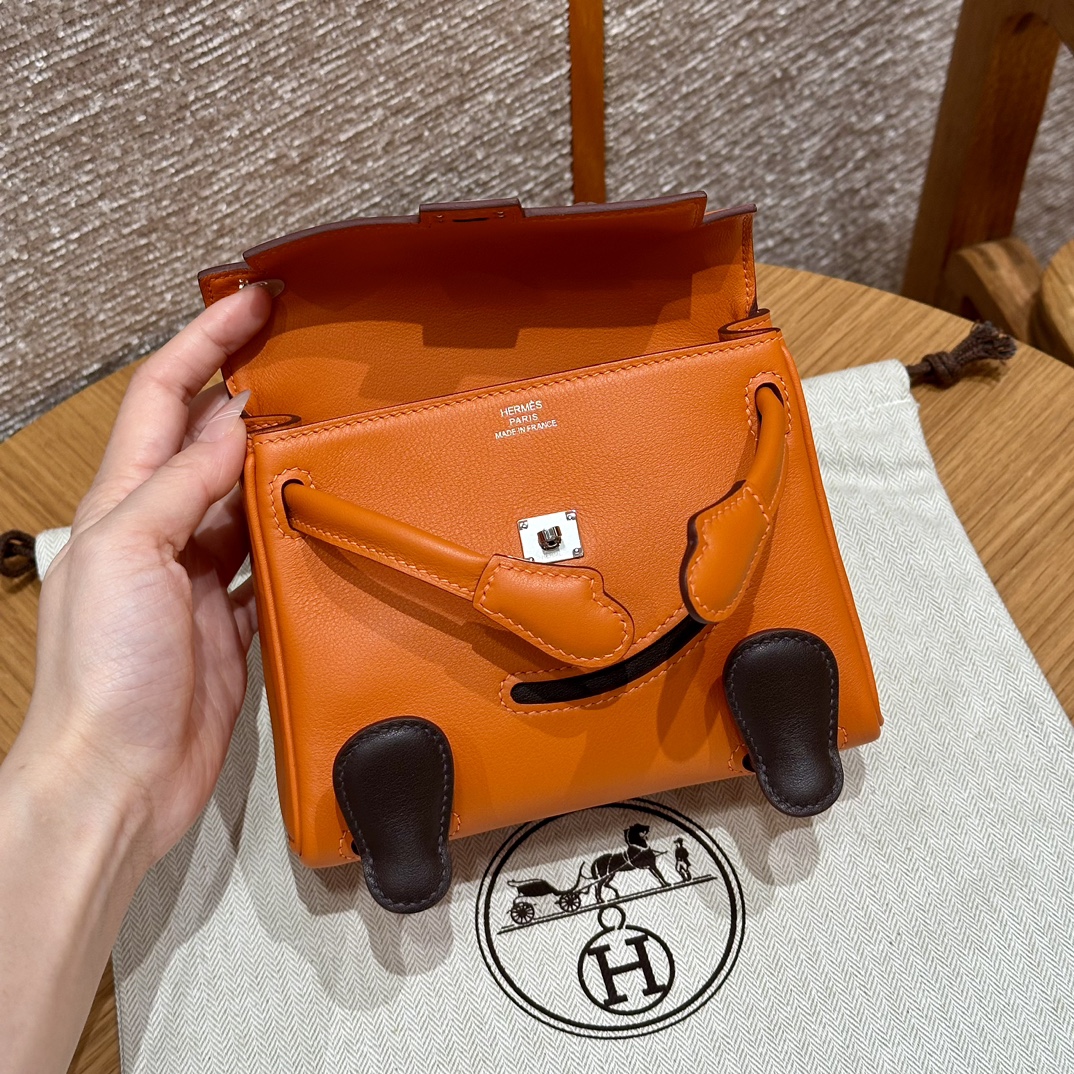 Hermes Женская сумка Kelly Doll 16 см Epsom Hermes Женская сумка Kelly Doll 16 см Epsom