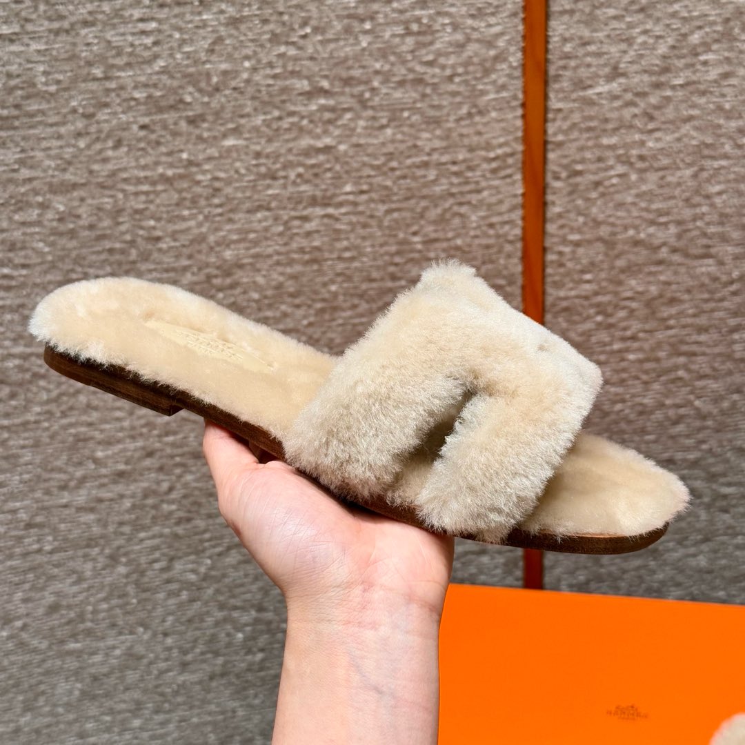 HERMES Женские сандалии Oran из шерсти HERMES Женские сандалии Oran из шерсти