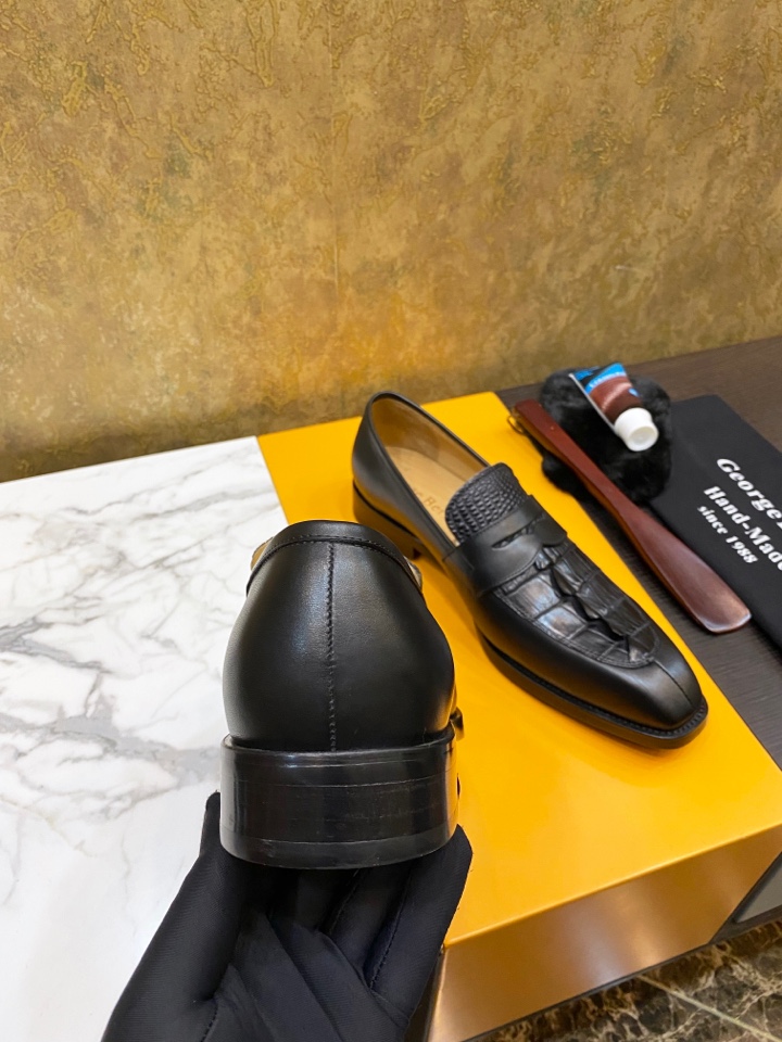 BERLUTI Мужские лоферы из кожи сиамского крокодила BERLUTI Мужские лоферы из кожи сиамского крокодила