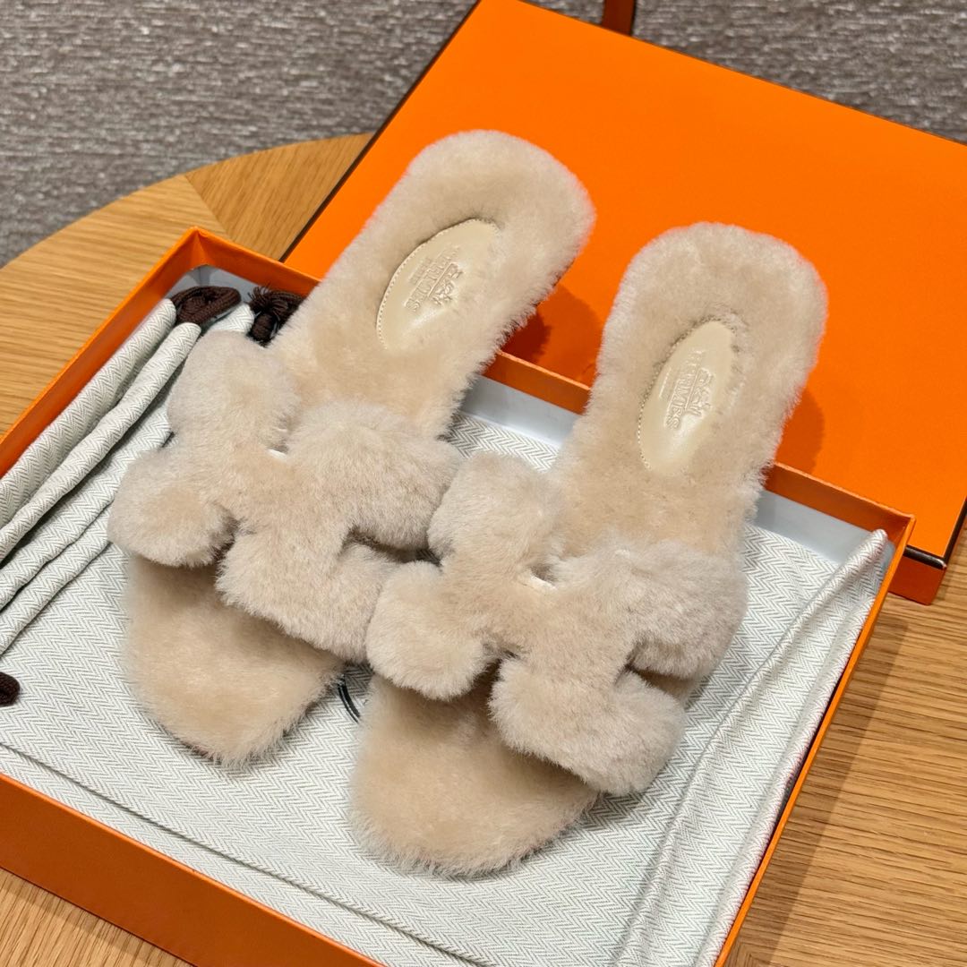 HERMES Женские сандалии Oran из шерсти HERMES Женские сандалии Oran из шерсти