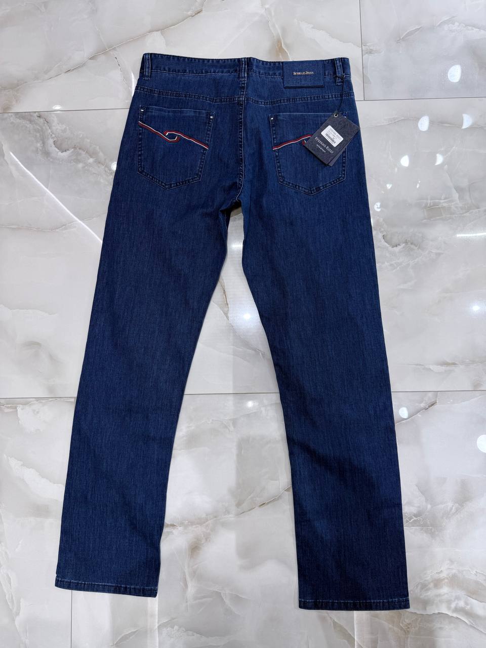 STEFANO RICCI Мужские джинсы с акцентами на карманах STEFANO RICCI Мужские джинсы с акцентами на карманах