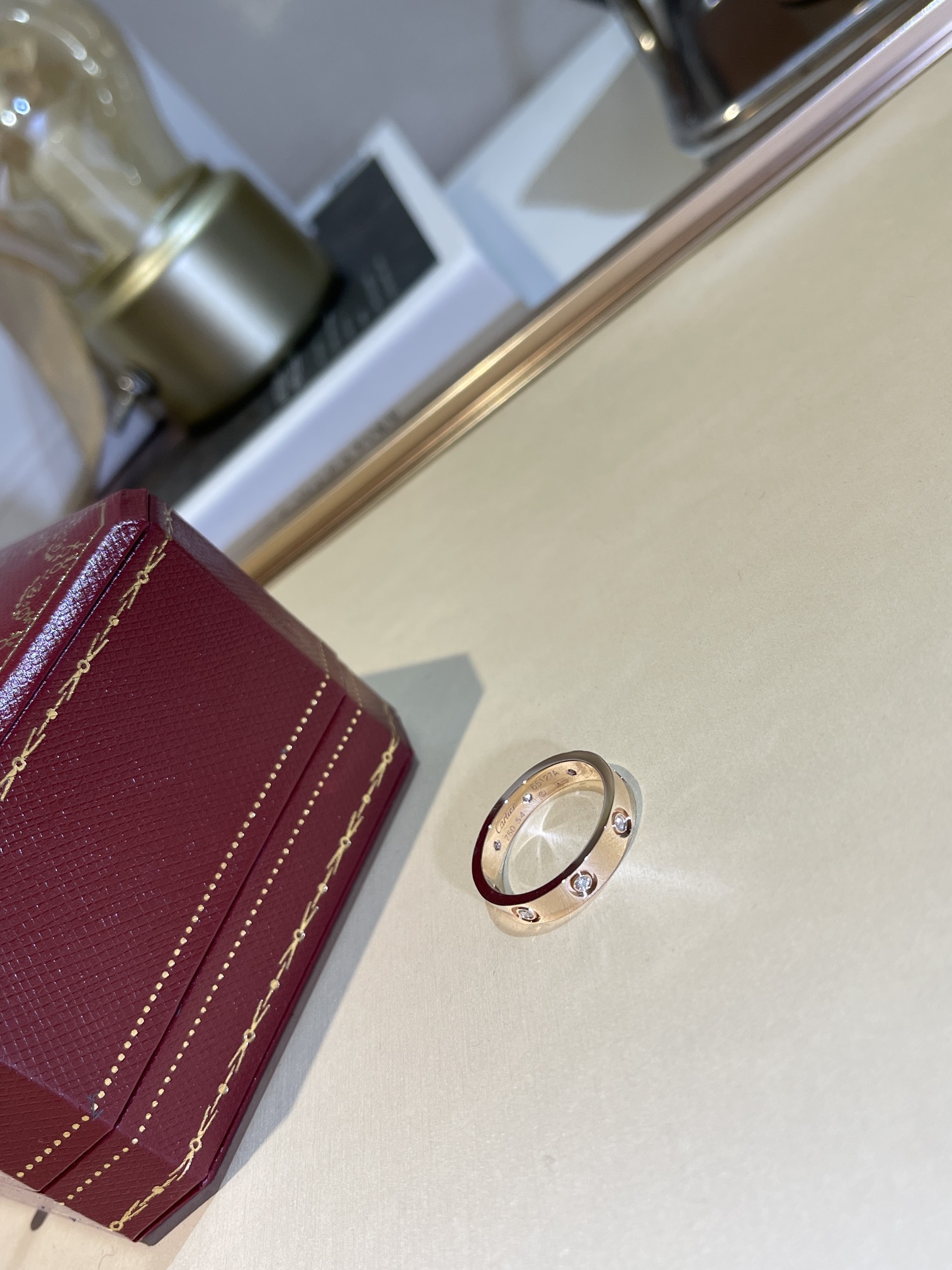 CARTIER Кольцо Love розовое золото и бриллианты CARTIER Кольцо Love розовое золото и бриллианты