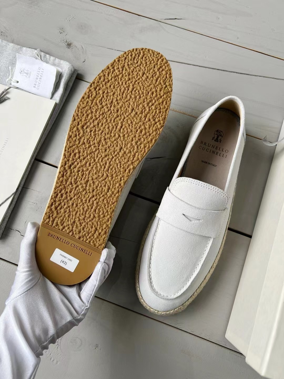 BRUNELLO CUCINELLI Мужские замшевые мокасины BRUNELLO CUCINELLI Мужские замшевые мокасины