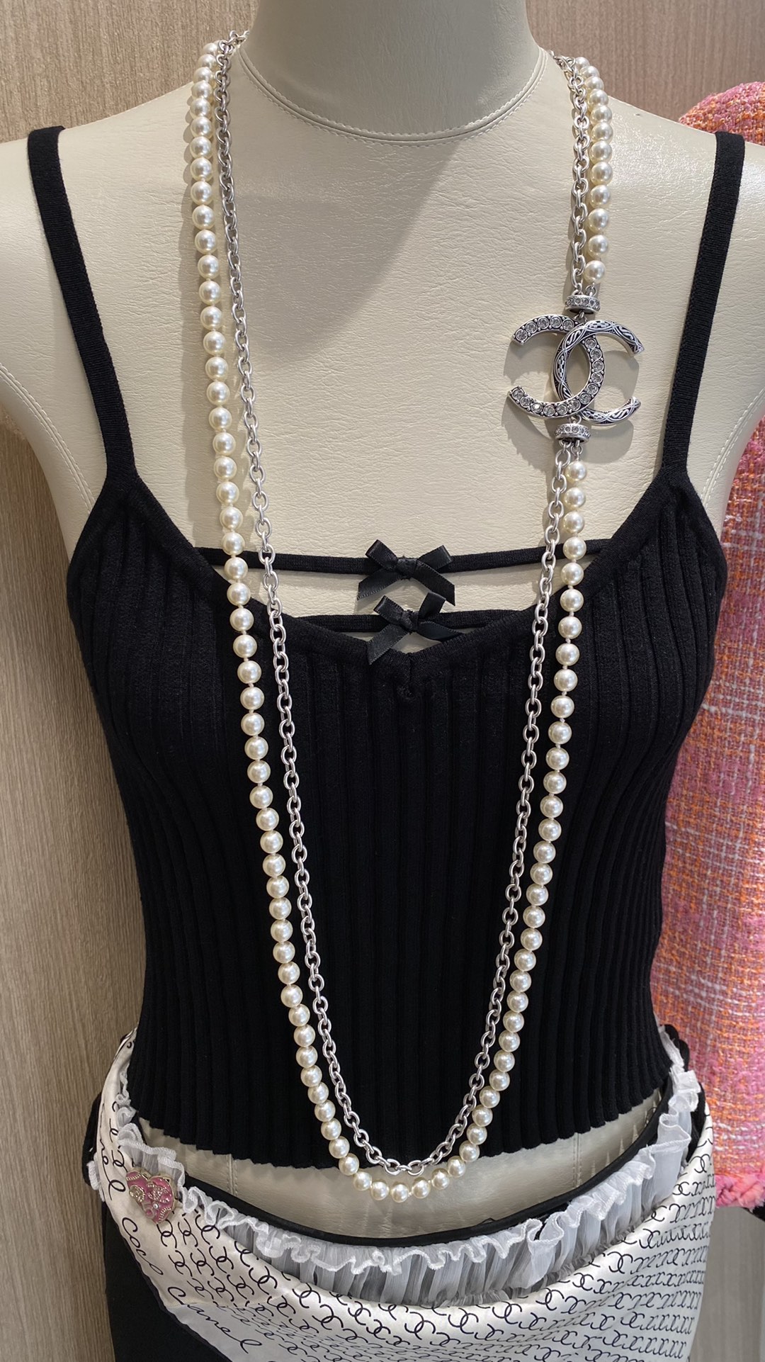 CHANEL Женское двойное колье CHANEL Женское двойное колье