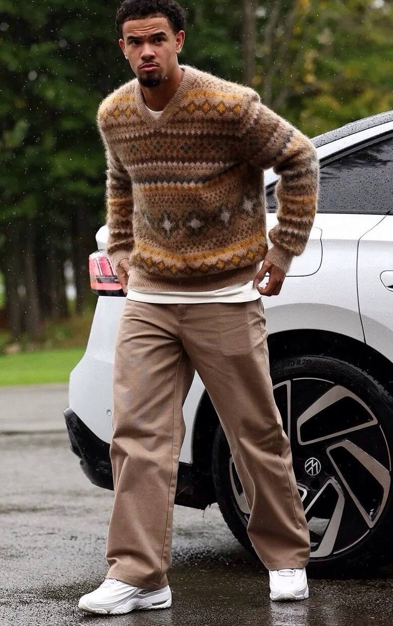 LOUIS VUITTON Мужской пуловер из шерсти LOUIS VUITTON Мужской пуловер из шерсти