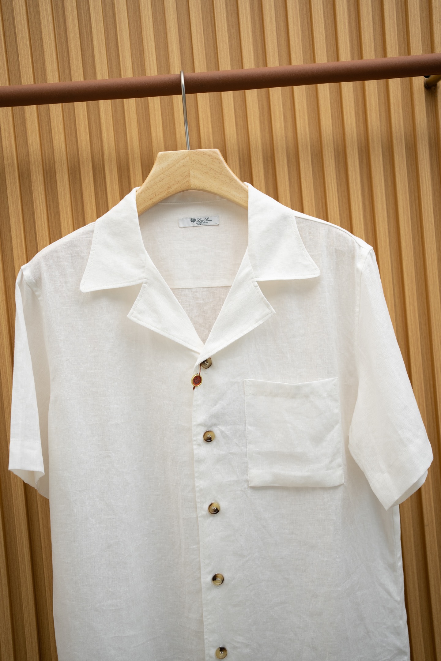 LORO PIANA Мужская рубашка из льна LORO PIANA Мужская рубашка из льна