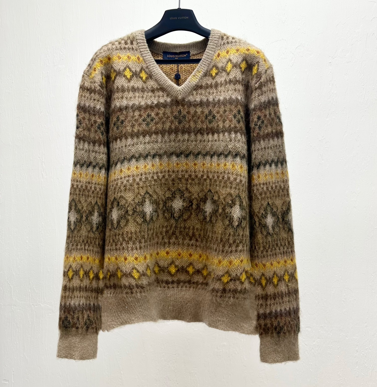 LOUIS VUITTON Мужской пуловер из шерсти LOUIS VUITTON Мужской пуловер из шерсти