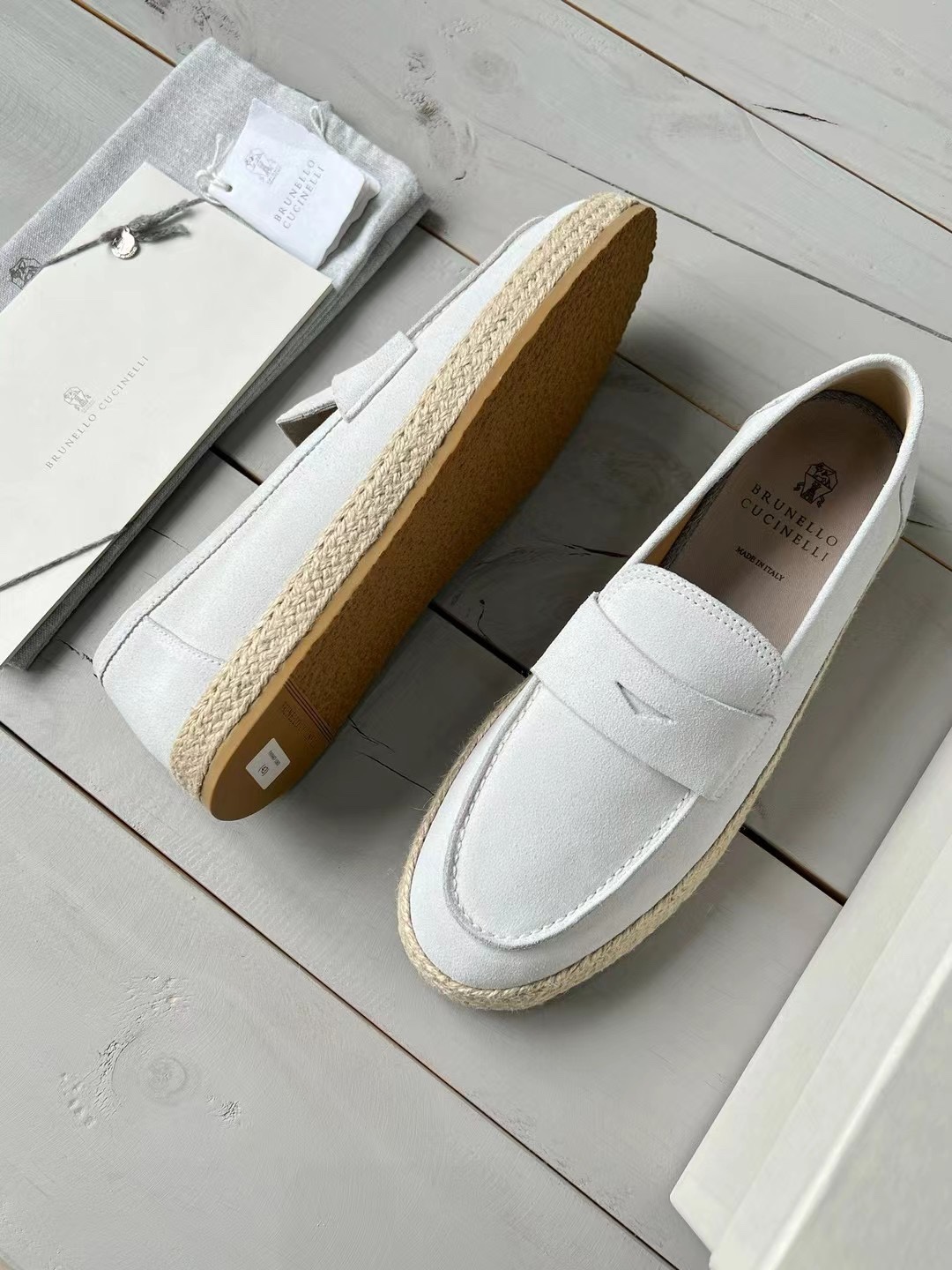 BRUNELLO CUCINELLI Мужские замшевые мокасины BRUNELLO CUCINELLI Мужские замшевые мокасины