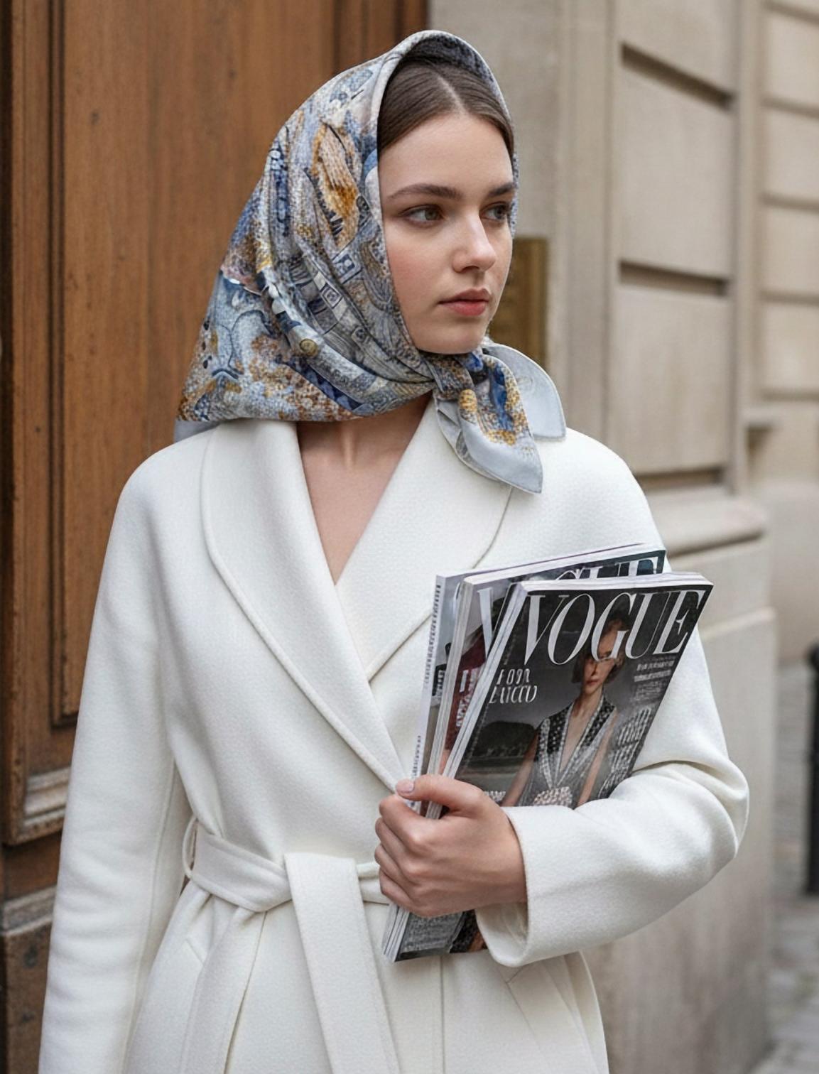 HERMES Женский платок шёлк HERMES Женский платок шёлк